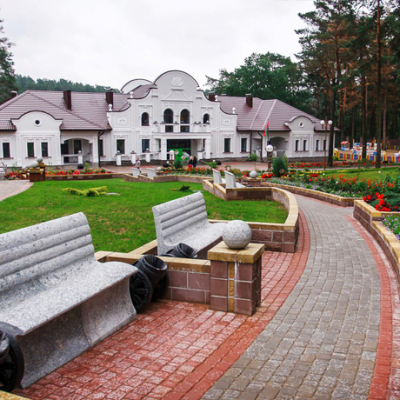 Victory Day celebration on a recreation center &quot;Prival&quot;