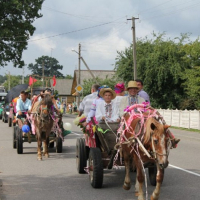 Folk festival “Funny cart on four wheels”