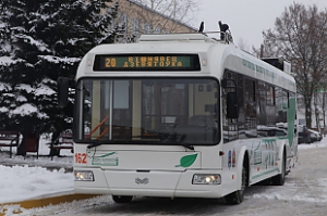 Visa-free tourists will have a possibility to take an excursion at historical center of Grodno while driving wireless trolleybus.