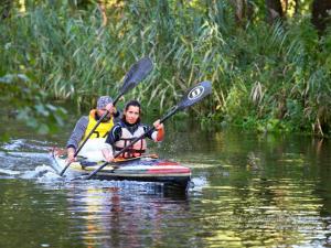 Kayaking through three countries