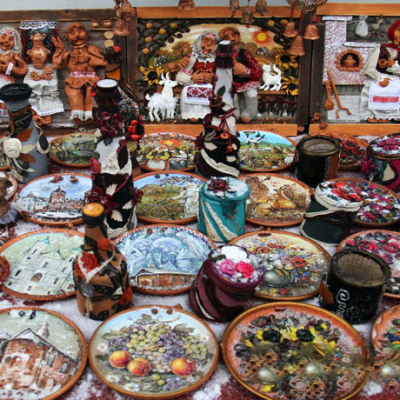 Trade fair of folk art masters and amateur artists of association  &quot;Garadzenskі Kalaryt»