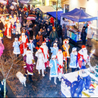  Theatrical procession of Father Frosts and Snow Maidens 
