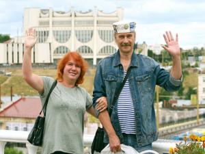 Without visa and by motor home. Thirty-thousandth visa-free tourist was met in Grodno