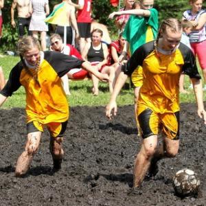 Open championship of Grodno region on marsh football