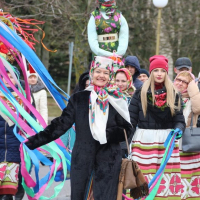 Rejonowe święto &quot;Maślennica&quot;  m. Zelwa, plac centralny