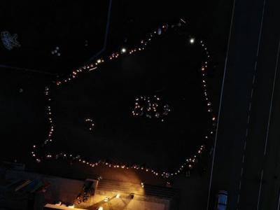 The ecological action “Earth Hour” was spectacularly held in Vertelishki